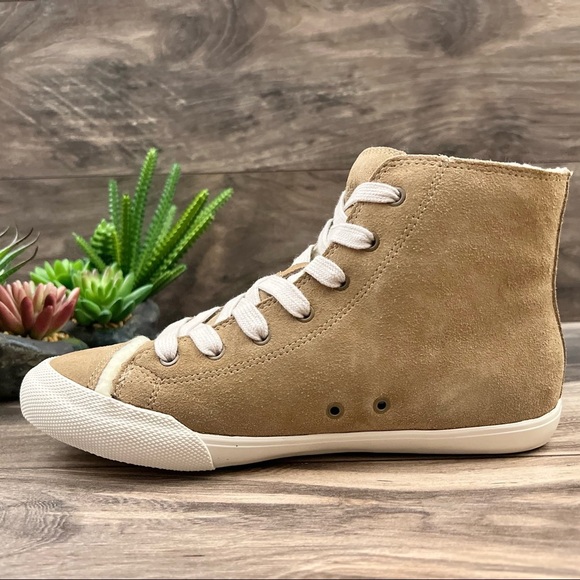 NIB SeaVees Army Issue High Wintertide High Top Sneaker Plush Lined Sand 8 - Picture 5 of 12